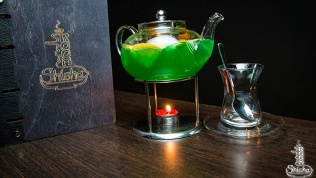 Всё меню, паровые коктейли и напитки в баре Shisha Room за полцены