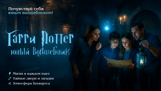 Участие в квесте «Гарри Поттер: юный волшебник» от студии «Семейные квесты»