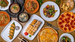 Заказ блюд из меню от службы доставки Street Pizza за полцены