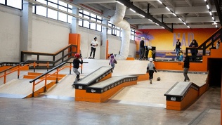 Тренировка или вход в скейт-парк от школы скейтбординга Mad Extreme Park