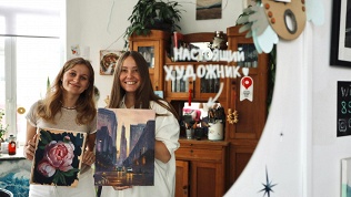 Мастер-класс по рисованию в творческой мастерской «Своя сфера»