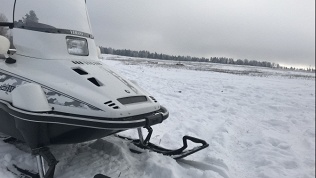 Катание на снегоходе