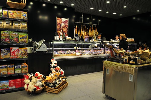 Panorama: Gastronom Globus, grocery store, Russia, Ufa, Chernyshevskogo Street,