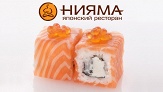 Всё меню и напитки в сети японских ресторанов «Нияма» со скидкой 50%