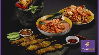 Всё меню и напитки в тайском стритфуд-кафе Thai Time за полцены