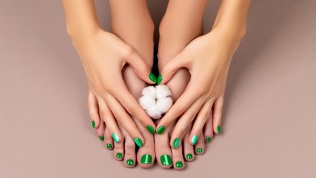 Маникюр и педикюр с покрытием гель-лаком от мастера Кристины Заболотной