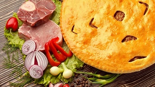 Осетинские пироги, пицца