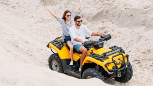 Прогулка на квадроциклах с инструктором от компании MotoFunPro