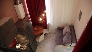 Проживание в двухуровневой студии в апартаментах Petrograd