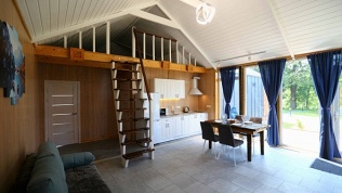 Отдых на берегу реки Шерны с посещением бани в отеле «Эко Невидаль»