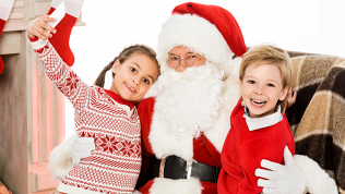 Визит Деда Мороза со Снегурочкой на дом от детского лофта «Альпака»