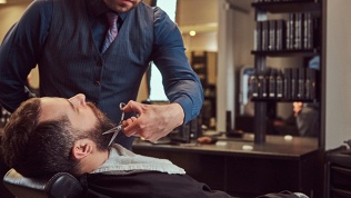 Мужская или детская стрижка, моделирование бороды в Barbershop Style