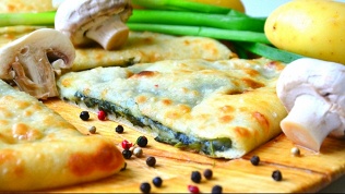 Пицца и осетинские пироги
