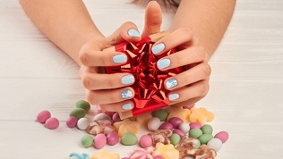 Новогодний подарочный набор из леденцов от компании Ledenec Brand