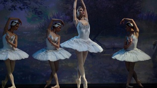 Балет «Лебединое озеро» во дворце Белосельских-Белозерских