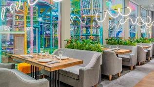 Праздник в банкетной комнате в ТРЦ «Город» в парке развлечений Joki Joya