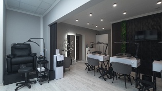 Маникюр и педикюр с покрытием гель-лаком в салоне красоты AlloBeauty