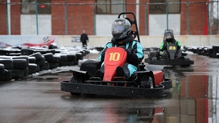 Заезды на карте на открытой трассе от картинг-клуба «Форсаж»