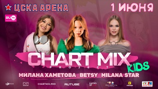 Билет на концерт Betsy, Миланы Хаметовой и Milana Star от Chart Mix Project