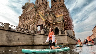 Прогулка на SUP-борде от компании Sup.me