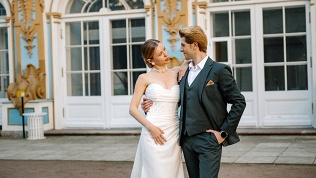 Вечерний или свадебный образ от мастера Натальи Румянцевой