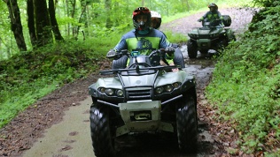 Квадротур на Ивановский водопад от компании Kvadrobaza23