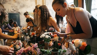 Мастер-класс по флористике от букетной мастерской Make My Day