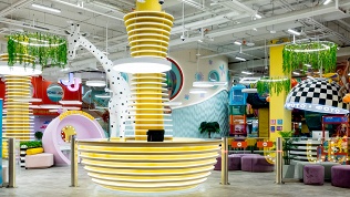 Праздник в банкетной комнате в ТРЦ «Кузьминки Молл» в парке Joki Joya