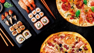 Пицца или роллы от суши-бара Ninja