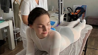 Сеансы вакуумно-роликового массажа в студии коррекции фигуры Корецкой Яны