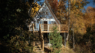 Аренда дома А-фрейм на Байкале от «Домика на холме»