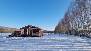 Отдых рядом с Волгой с развлечениями от дома для отдыха «The Поле»