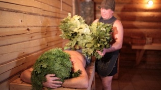 Отдых в бане на дровах