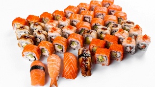 Суши, роллы, сеты от службы доставки Bistro Sushi
