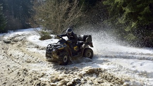 Заезд на квадроцикле по маршруту от компании Kvadrmoto