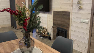 Аренда дома/бани с видом на лес на территории «Елки иголки»