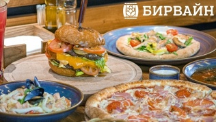 Меню и напитки от сети кафе-баров «Бирвайн» за полцены
