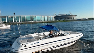 Прогулка на катере с капитаном от компании «Все яхты РФ»