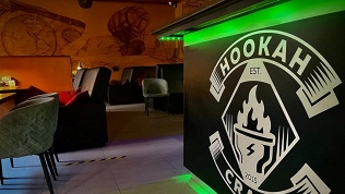 Всё меню, паровые коктейли и напитки в лаундж-баре Hookah Cravt за полцены