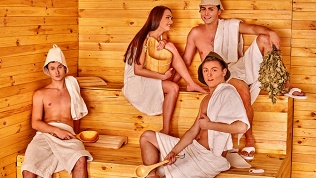 Посещение сауны