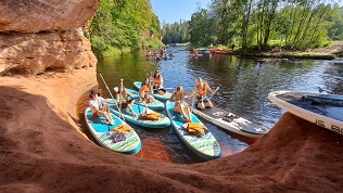 Прогулка на SUP-серфе или аренда SUP-серфе от компании SUPgoSPB