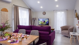 Семейный отдых на Истре в коттедже 177 «Черничный» от компании Flatpoint