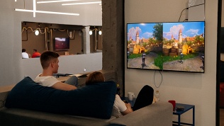 Посещение с настольными играми, PS5, сладостями тайм-кафе «PEREPLЁT»