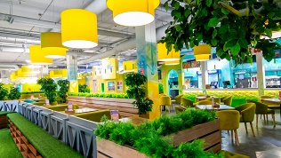 Праздник в ТРЦ Mari в парке развлечений Joki Joya