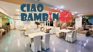 Всё меню и напитки в семейном кафе «Чао Бамбино»