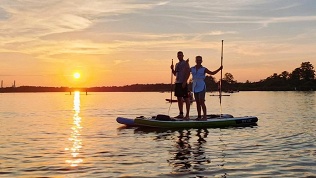 Прогулки на SUP с обучением от школы серфинга Petro_sup