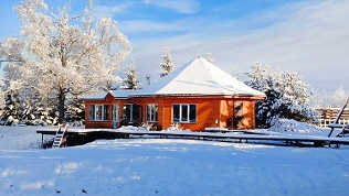 Отдых в бане или сибирском чане на территории отдыха «Оазис»