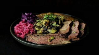 Всё меню и напитки в мясном ресторане Kiln Beef & Beer