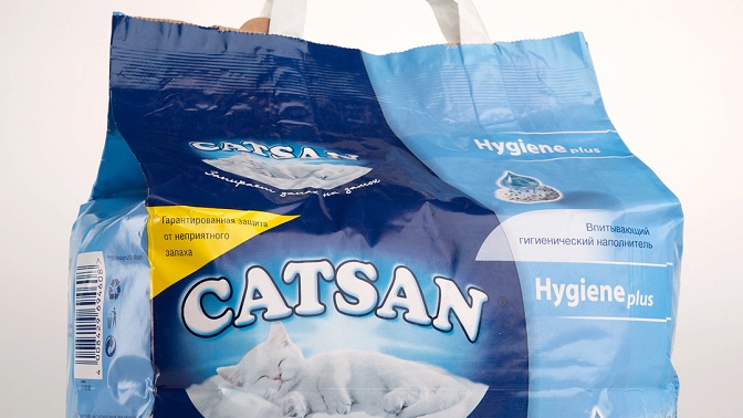 Наполнитель для кошачьего туалета впитывающий 10 л (5 кг), Catsan по цене  441 руб, доставка в город Уфа