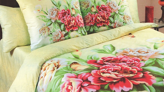 Комплект постельного белья Букет Цветов